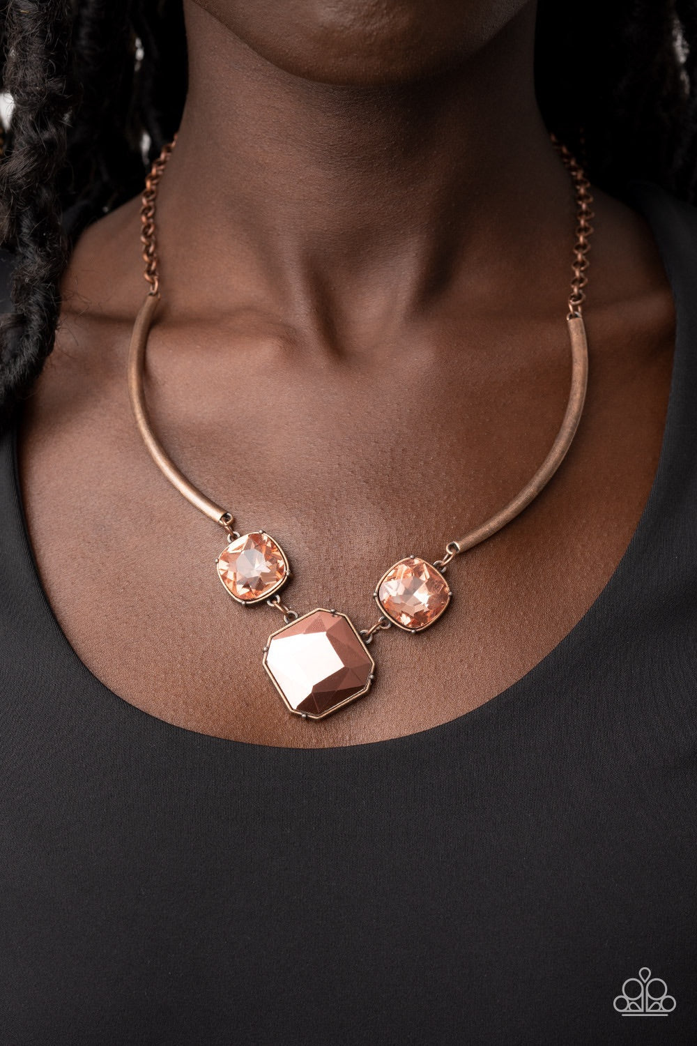 Paparazzi Divine IRIDESCENCE - Copper Necklace - Pusher P