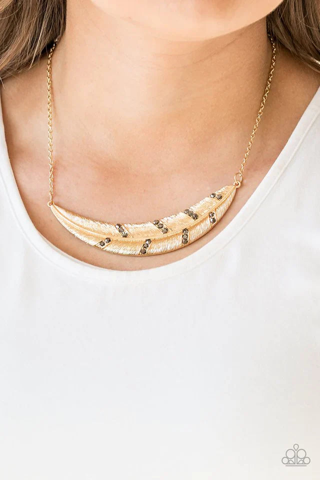 Paparazzi Say You Quill - Multi Necklace Paparazzi jewelry image