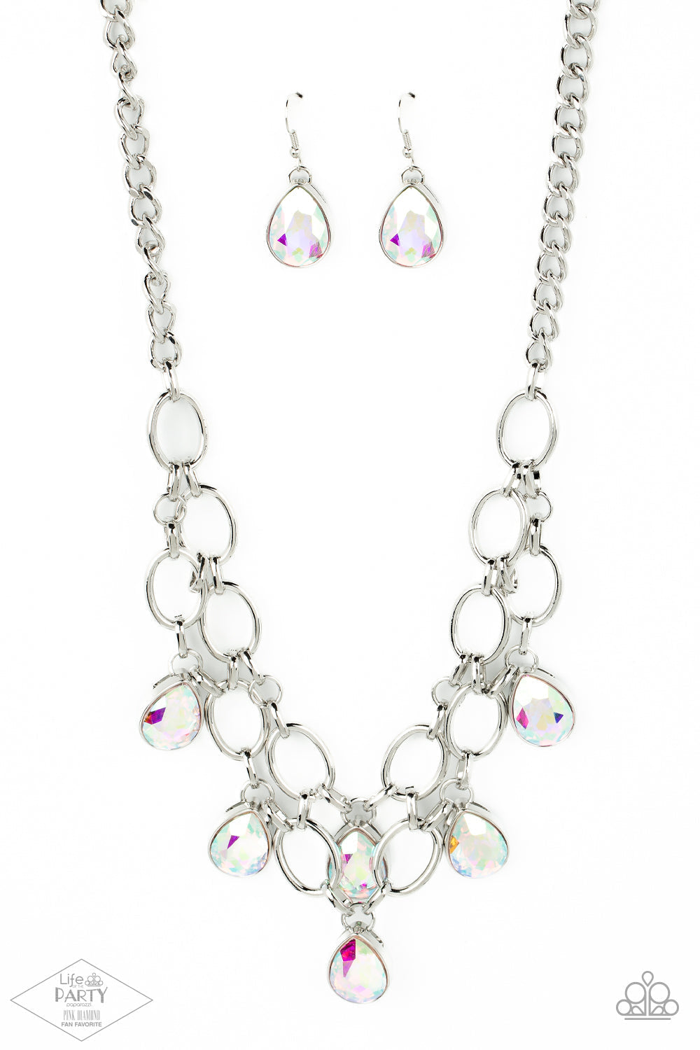 Show-Stopping Shimmer -Multi Necklace- Life of the Party Pink Diamond Exclusive - Pusher P
