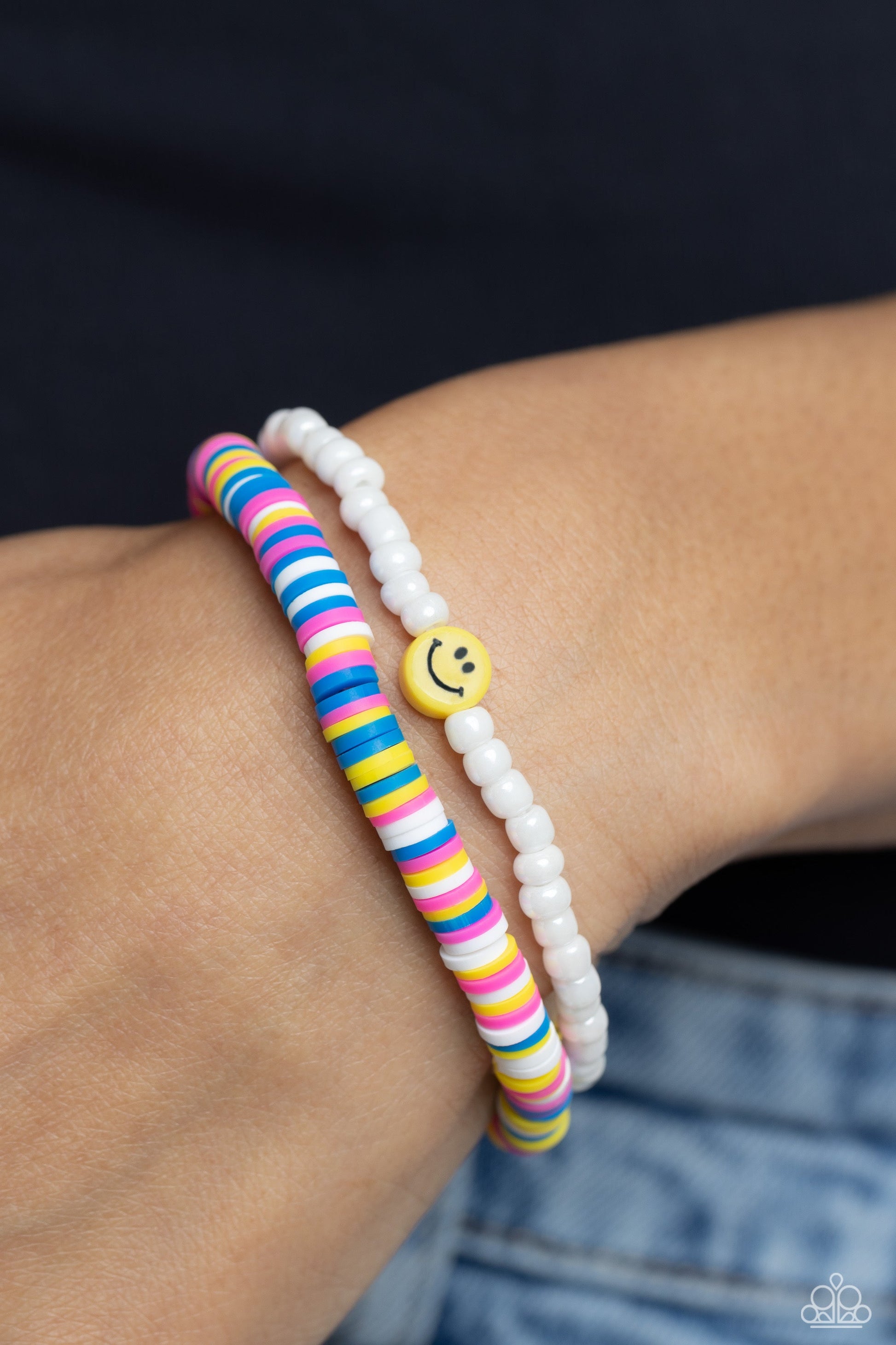 Paparazzi Smiley Squad - 3 Piece Jewelry Set Paparazzi jewelry image