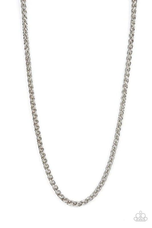 Metro Monopoly - Mens Silver Necklace