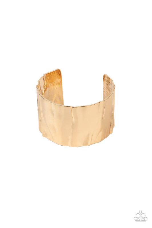 Paparazzi Modern Metallurgy - Gold Bracelet