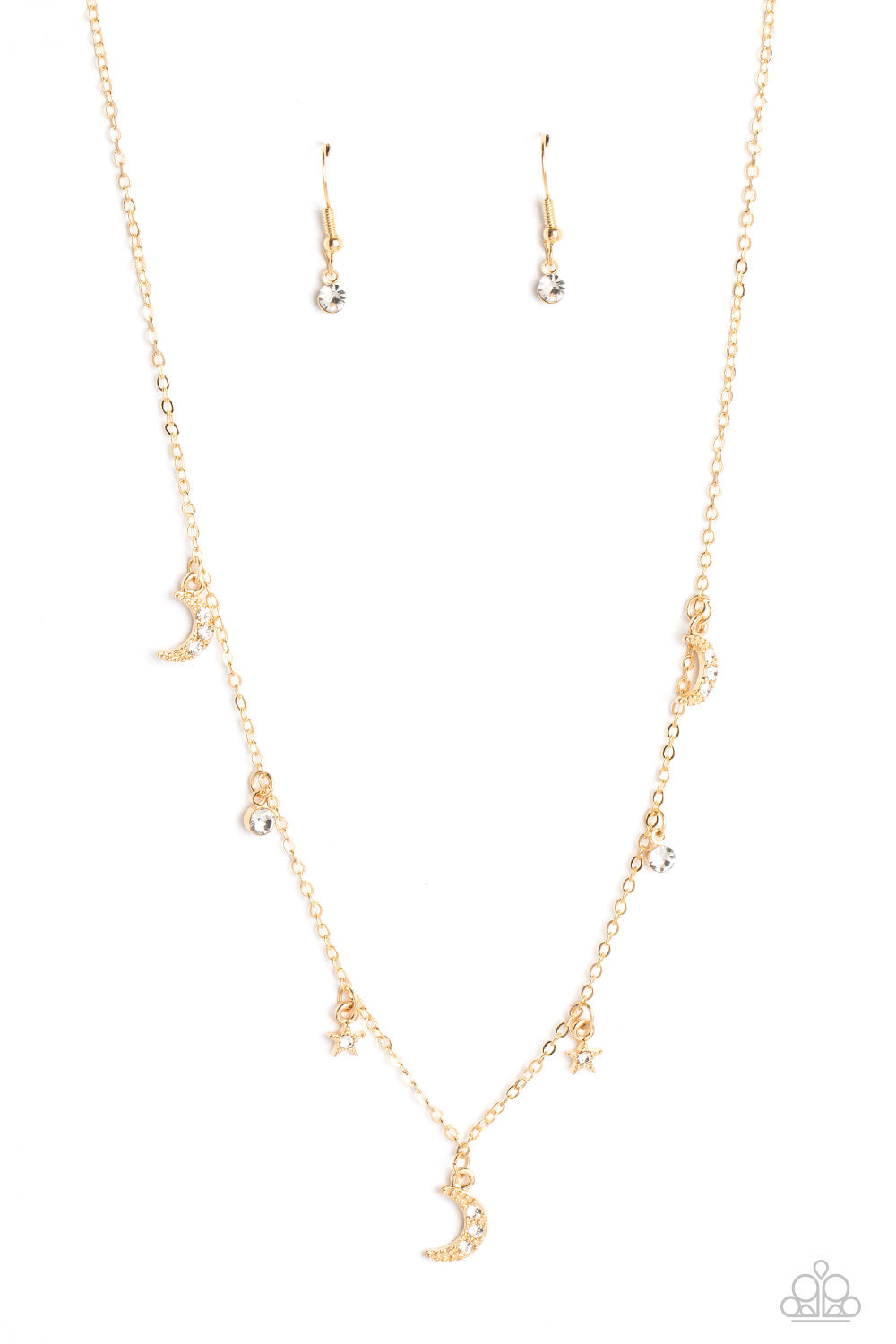 Paparazzi Lunar Lagoon - Gold Necklace - Pusher P