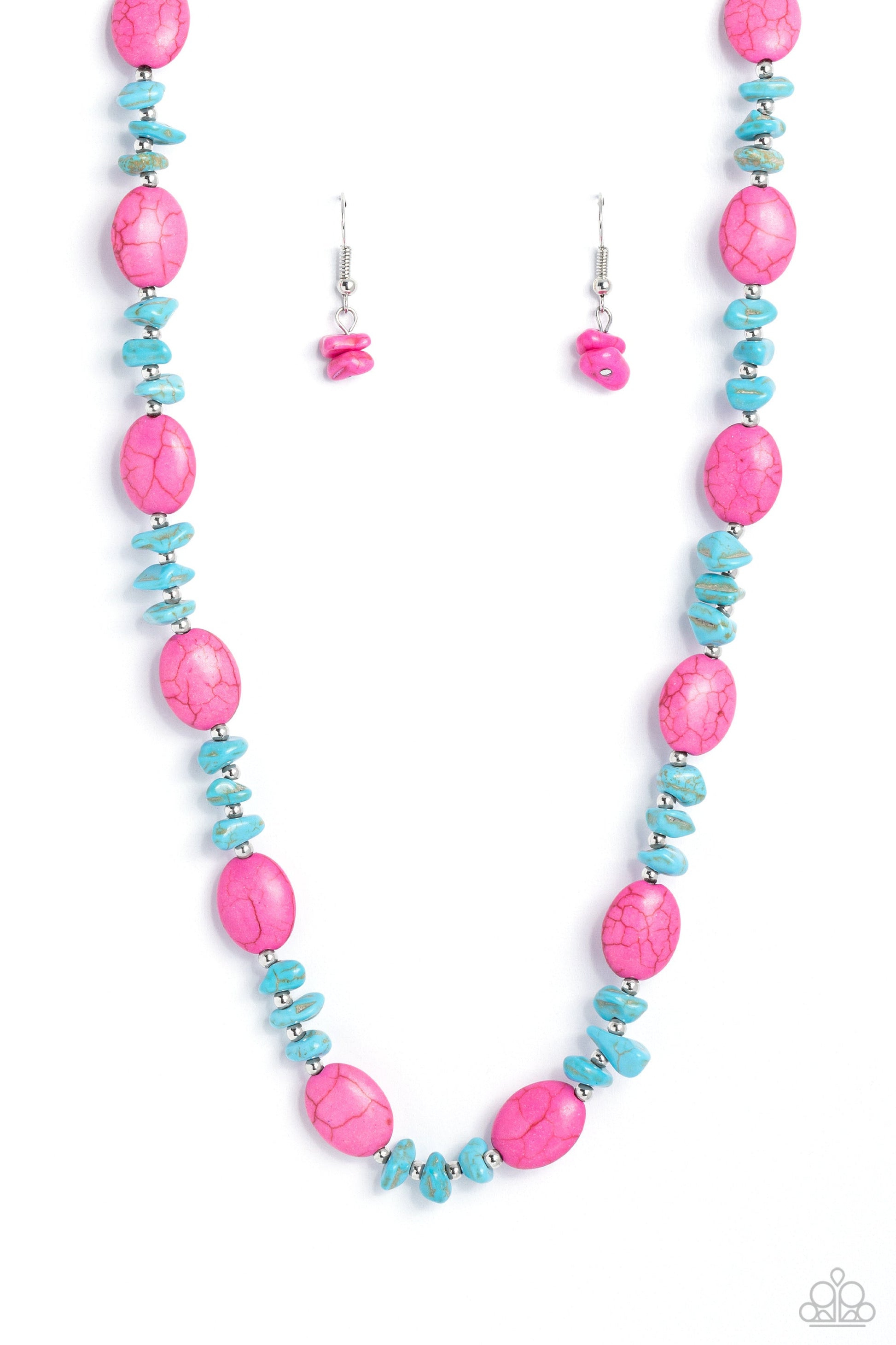 Paparazzi Stone Age Showcase - Pink Bracelet