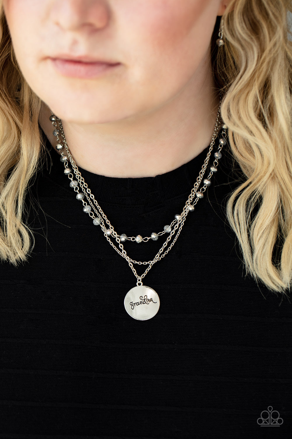 Paparazzi Promoted to Grandma - Silver Necklace