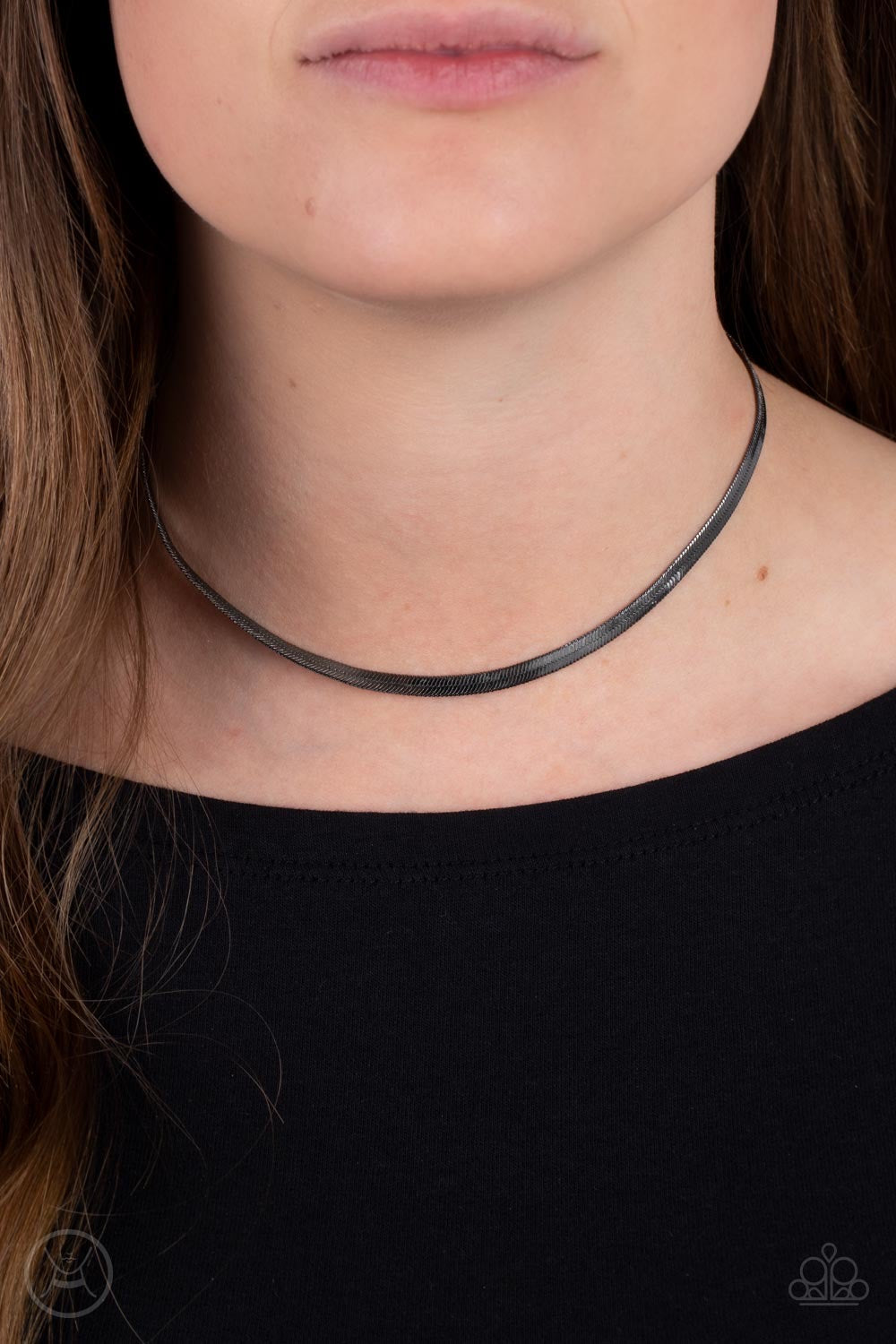 Paparazzi In No Time Flat - Black Necklace - Paparazzi Jewelry Images