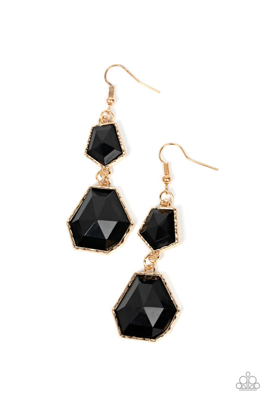 Paparazzi Rio Relic - Black Earrings -Paparazzi Jewelry Images