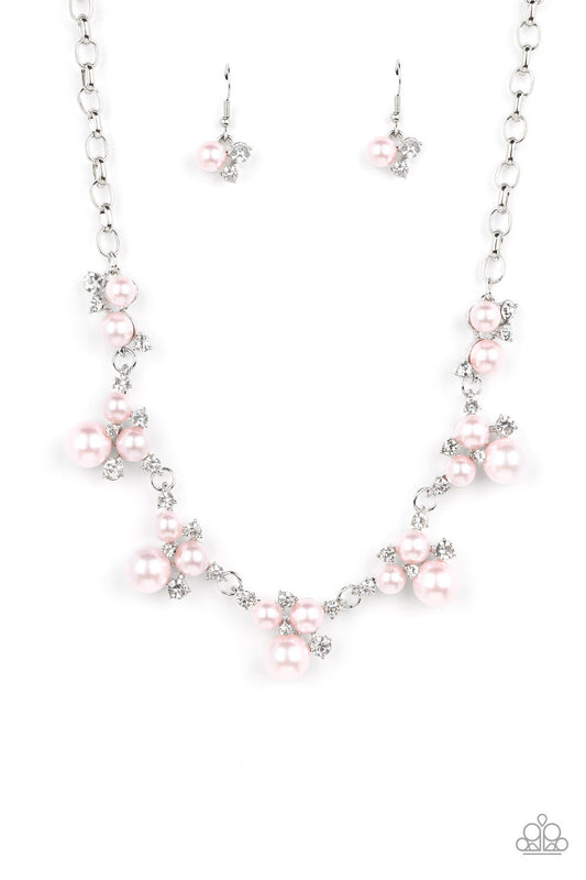 Toast to Perfection - Pink Necklace