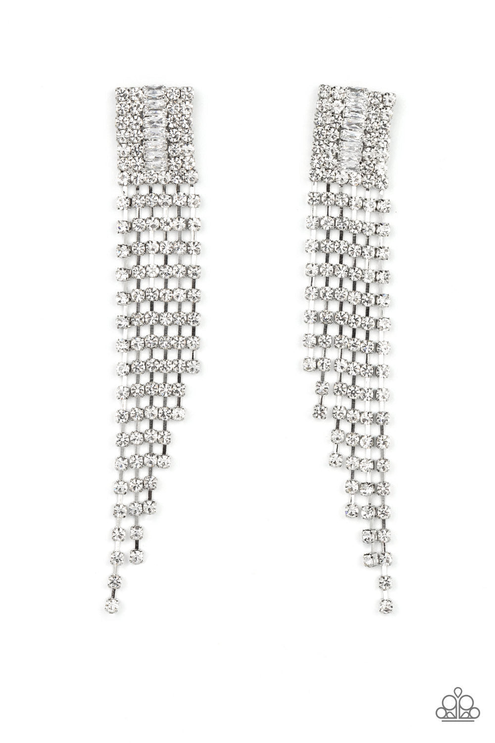 A-Lister Affirmations - White Dangle Earrings