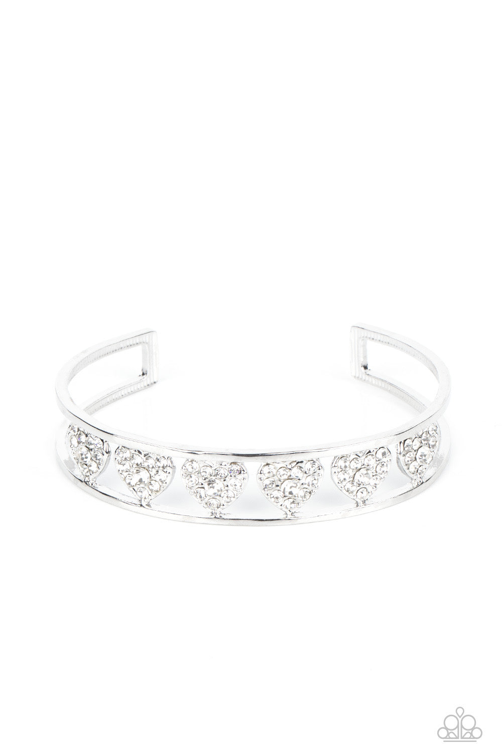 Paparazzi Decadent Devotion - White Bracelet -Paparazzi Jewelry Images