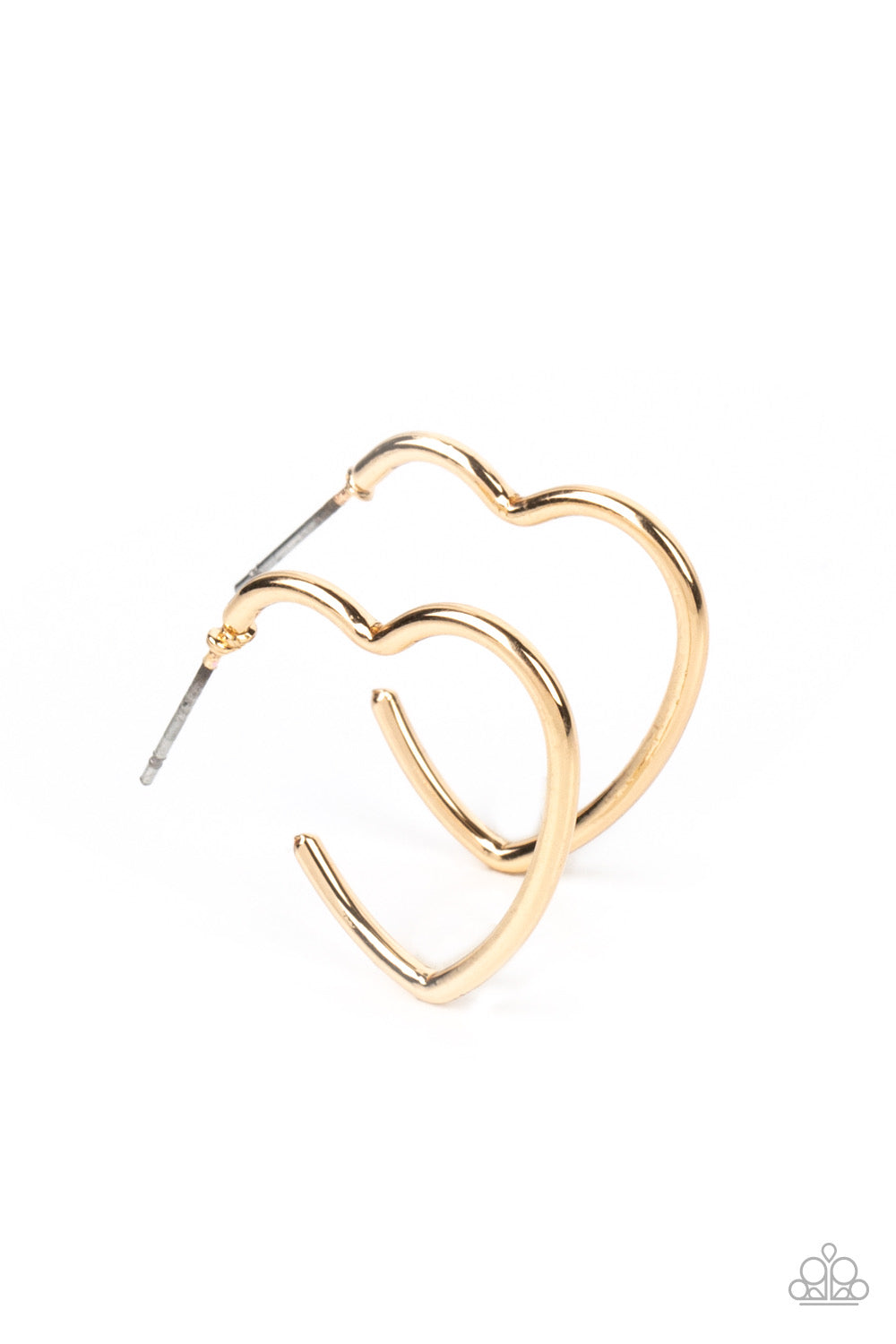 Paparazzi Burnished Beau - Gold Earrings -Paparazzi Jewelry Images