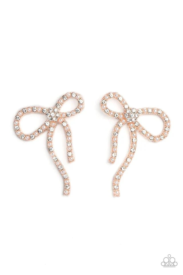 Deluxe Duet - Rose Gold Earrings