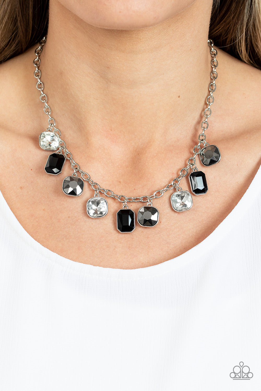 Paparazzi Best Decision Ever - Silver Necklace - Pusher P