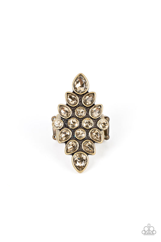 Paparazzi Combustible Iridescence - Brass Ring-Paparazzi Jewelry Images