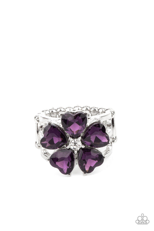 Paparazzi Minnesota Magic - Purple Ring-Paparazzi Jewelry Images