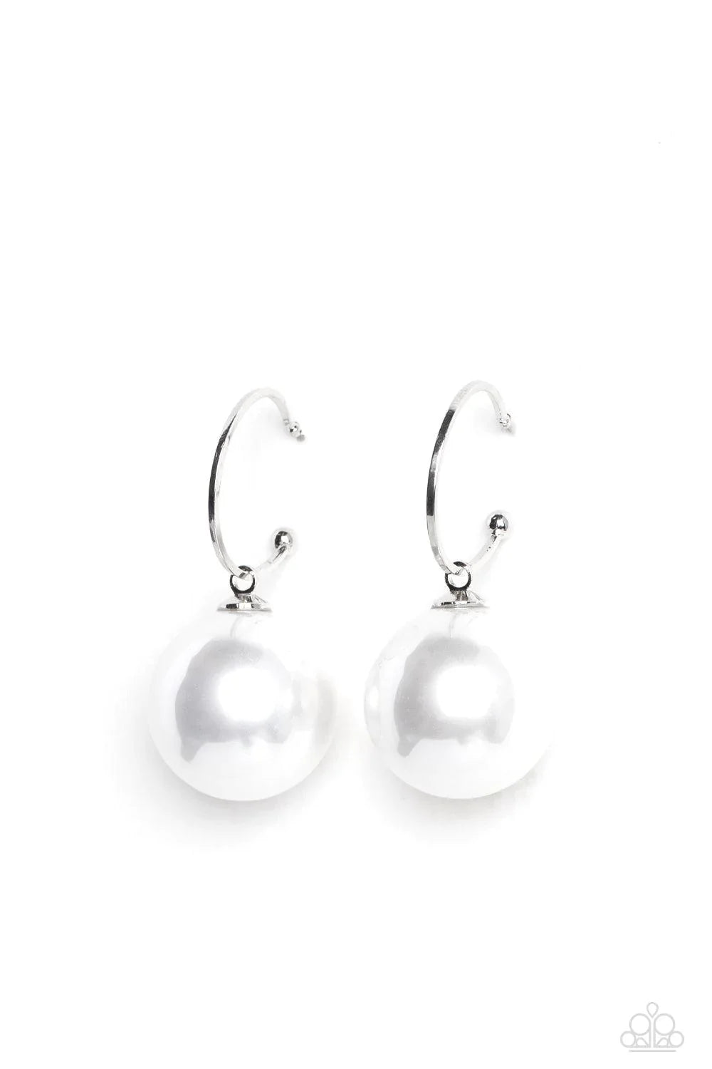 PEARL of My Eye - White Earrings - Pusher P 2023 Empower Me Pink Exclusive