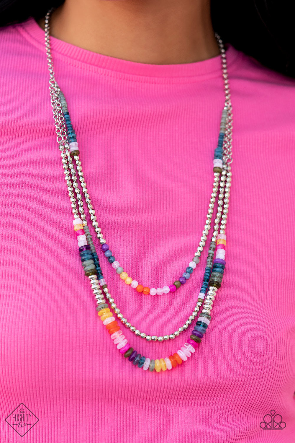 2 Piece Set October 2022 Fashion Fix-Newly Neverland - Multi Necklace & Pristine Pixie Dust Bracelet