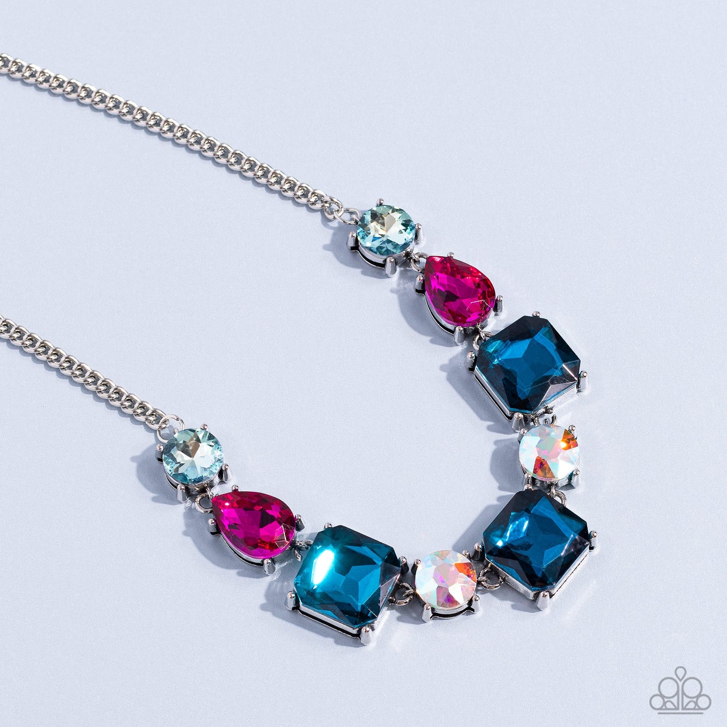 Paparazzi Elevated Edge - Multi Necklace- March 2023 Life of the Party