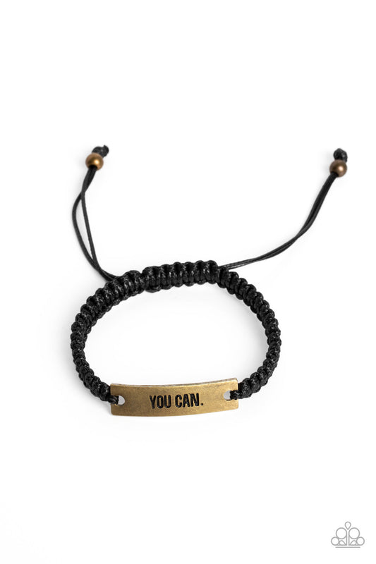 Paparazzi Beyond Belief - Brass Bracelet -Paparazzi Jewelry Images