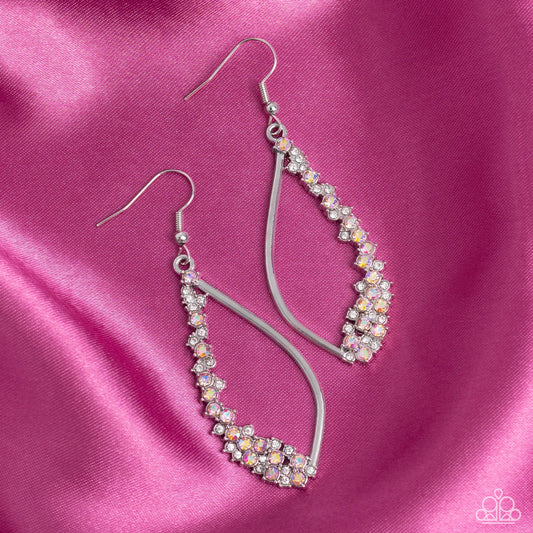 Paparazzi Sparkly Side Effects - Multi earrings