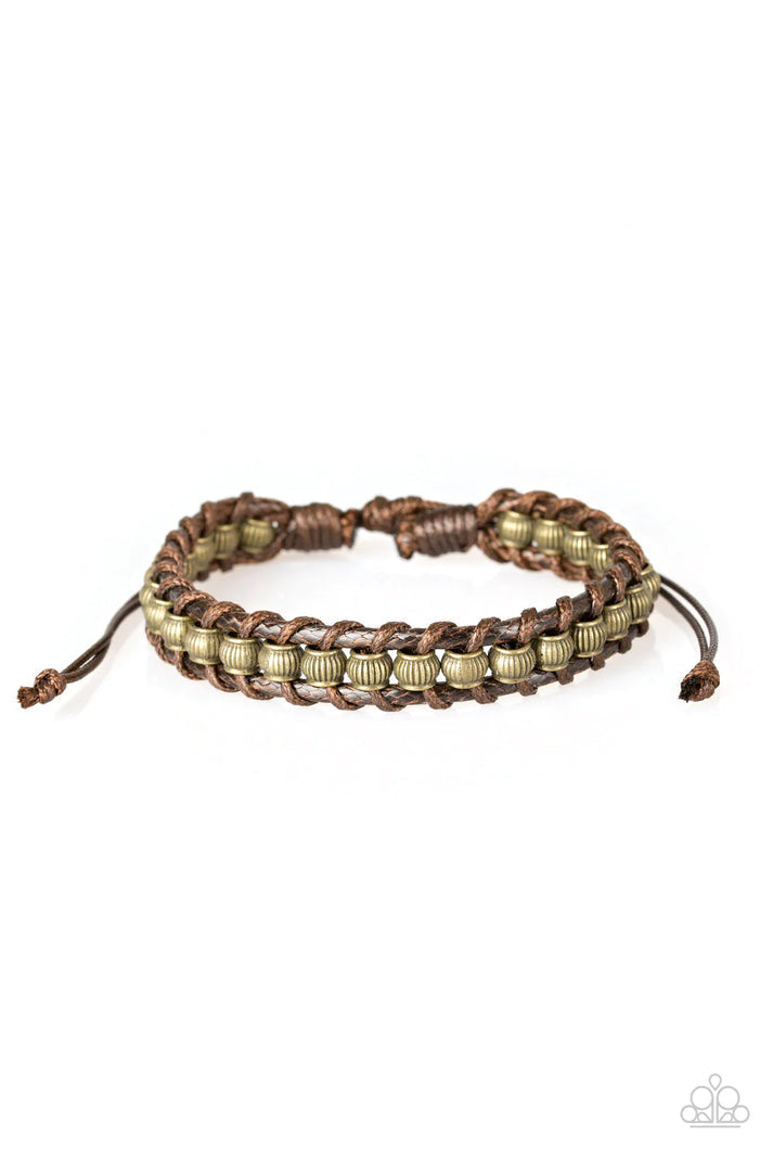 Paparazzi Modern Mariner - Brown Bracelet Paparazzi Jewelry Images