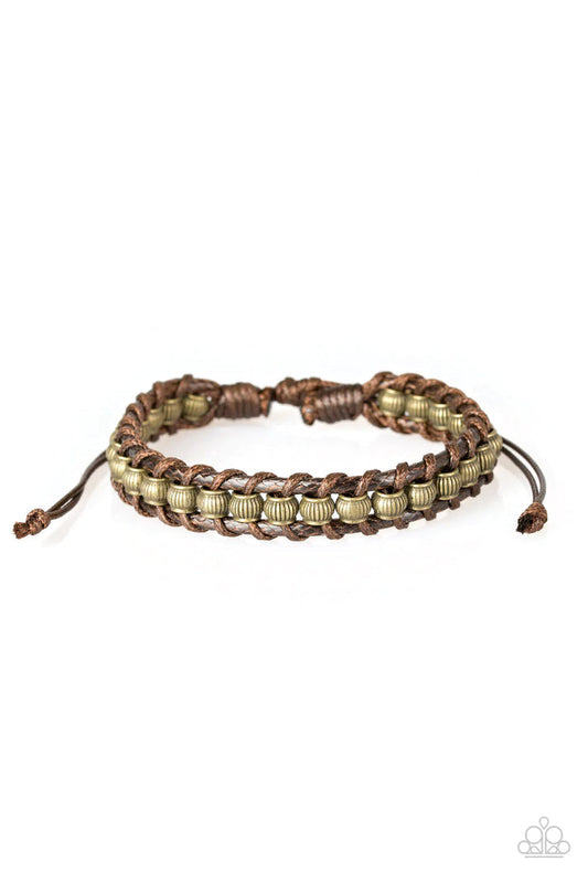Paparazzi Modern Mariner - Brown Bracelet Paparazzi Jewelry Images
