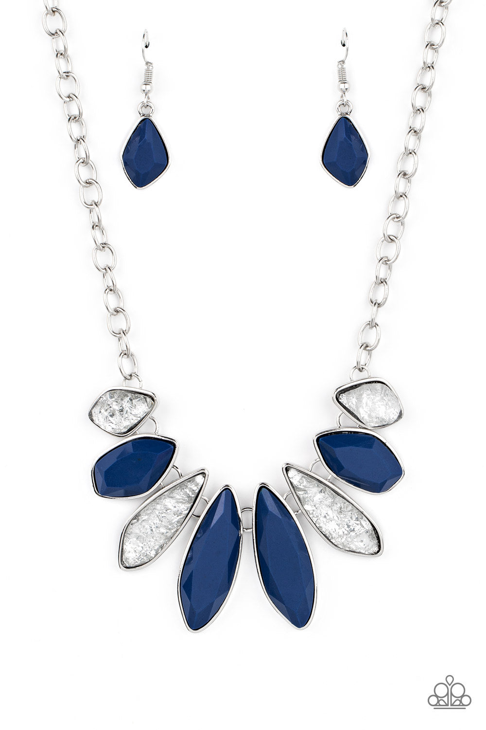 Paparazzi Crystallized Couture - Blue Necklace -Paparazzi Jewelry Images
