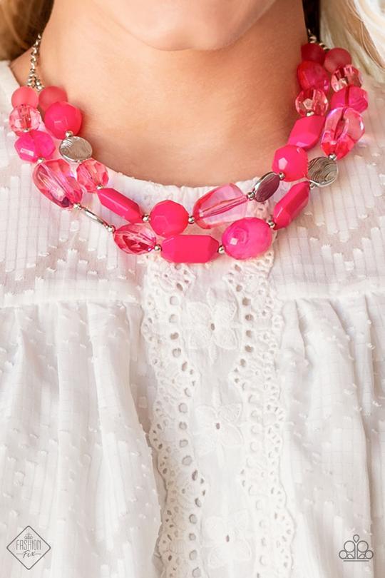 Paparazzi Accessories: August 2021 Fashion Fix Set - Glimpses of Malibu - Pusher P
