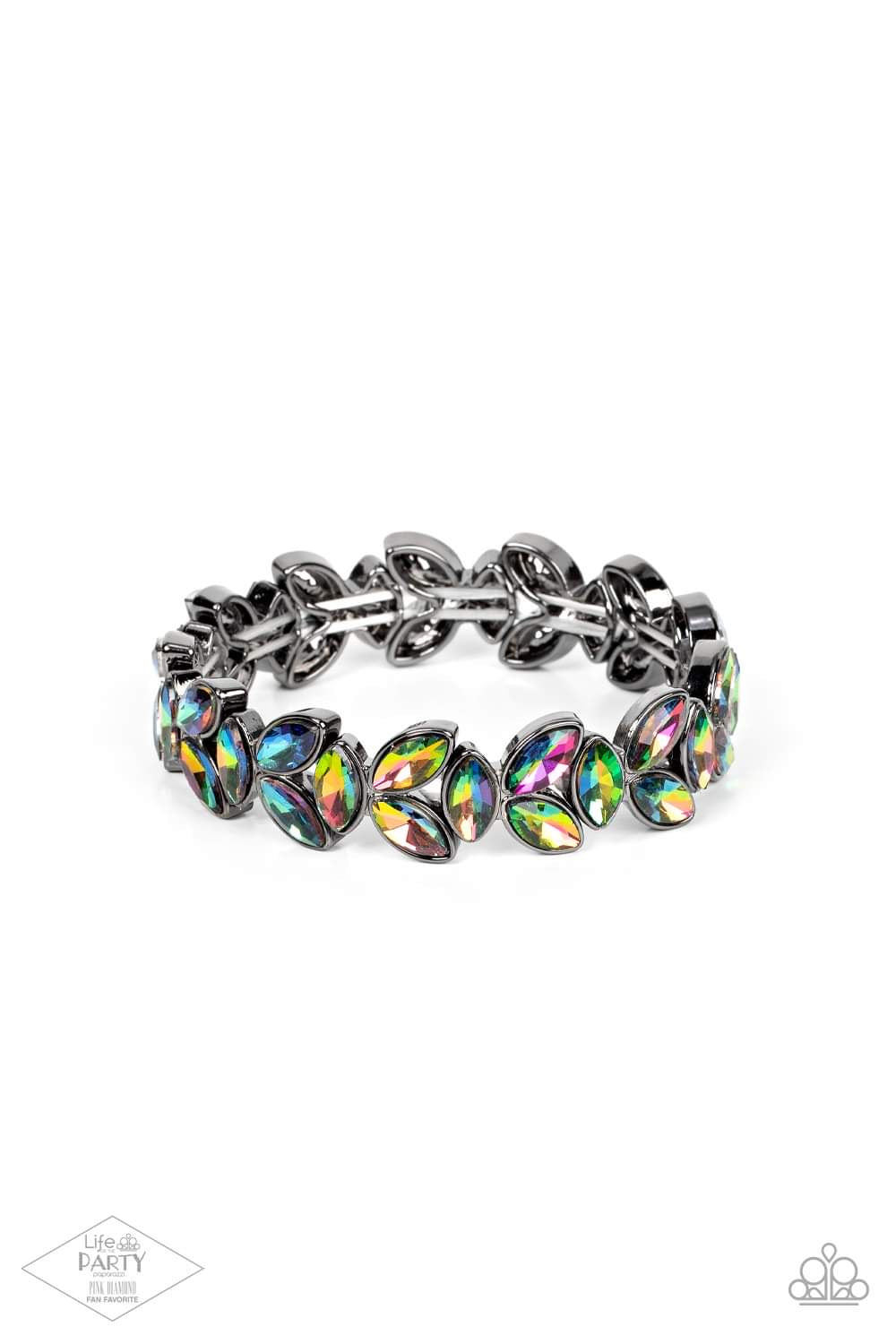 Guilted Garden - Multi Bracelet - Pink Diamond Life of the Party Exclusive - Pusher P