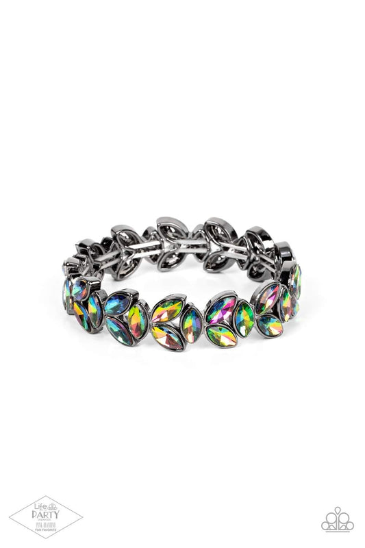 Guilted Garden - Multi Bracelet - Pink Diamond Life of the Party Exclusive - Pusher P