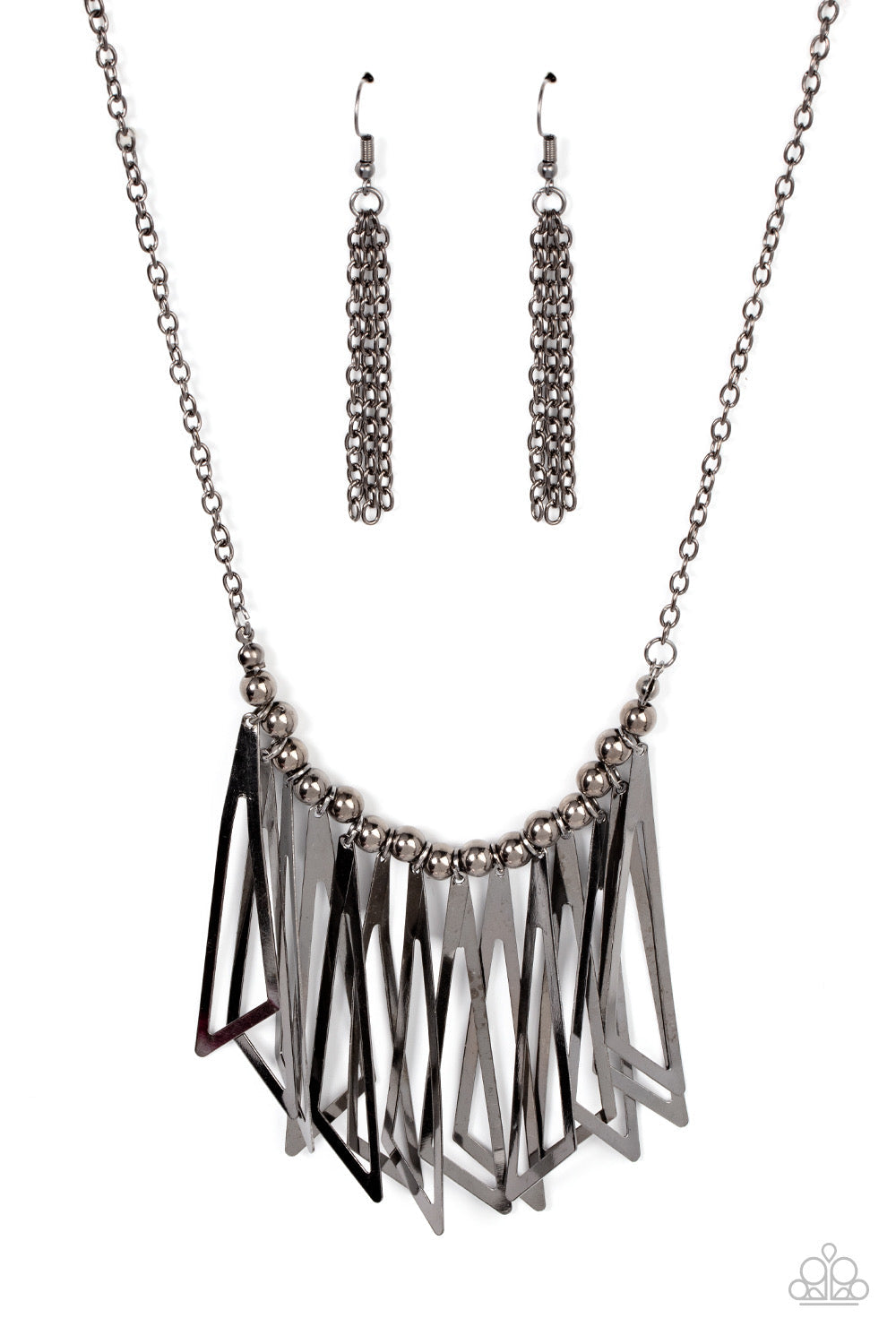 Paparazzi Industrial Jungle - Black Necklace -Paparazzi Jewelry Images