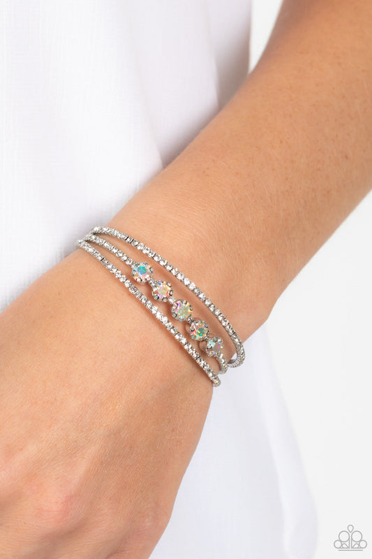 Paparazzi Lucid Layers - Multi Bracelet -Paparazzi Jewelry Images