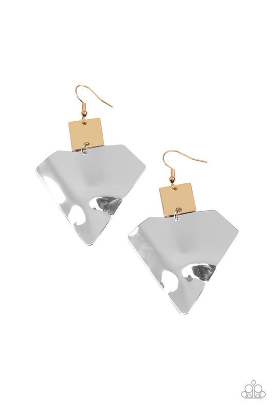Paparazzi Deceivingly Deco - Multi Earrings -Paparazzi Jewelry Images