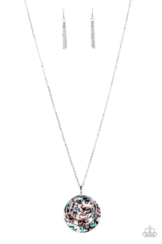 Metro Mosaic - Multi Blue Necklace