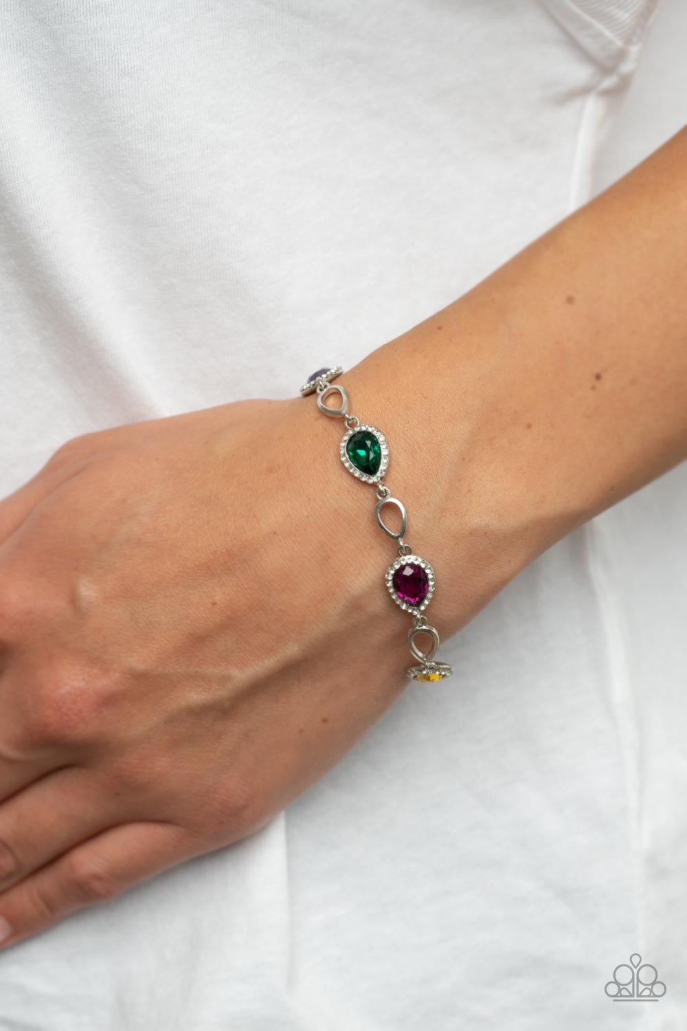 Paparazzi Timelessly Teary - Multi Bracelet - Pusher P