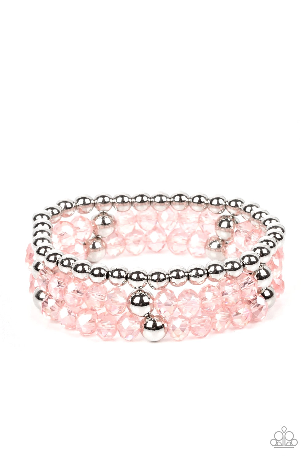 Paparazzi Prismatic Perceptions - Pink Bracelet - Pusher P