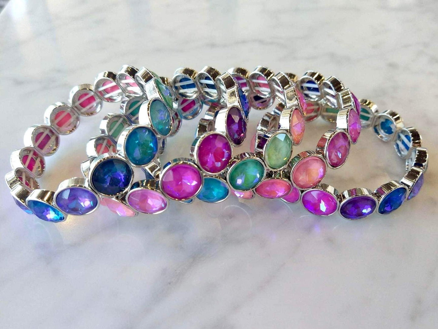 Radiant on Repeat - Multi Bracelet - Pink Diamond Life of the Party Exclusive