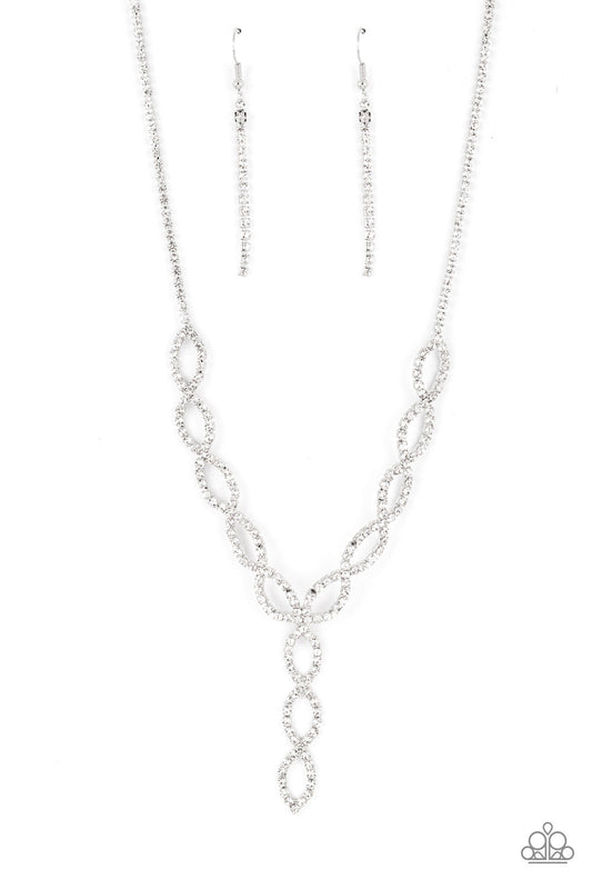 Paparazzi Infinitely Icy - White Necklace