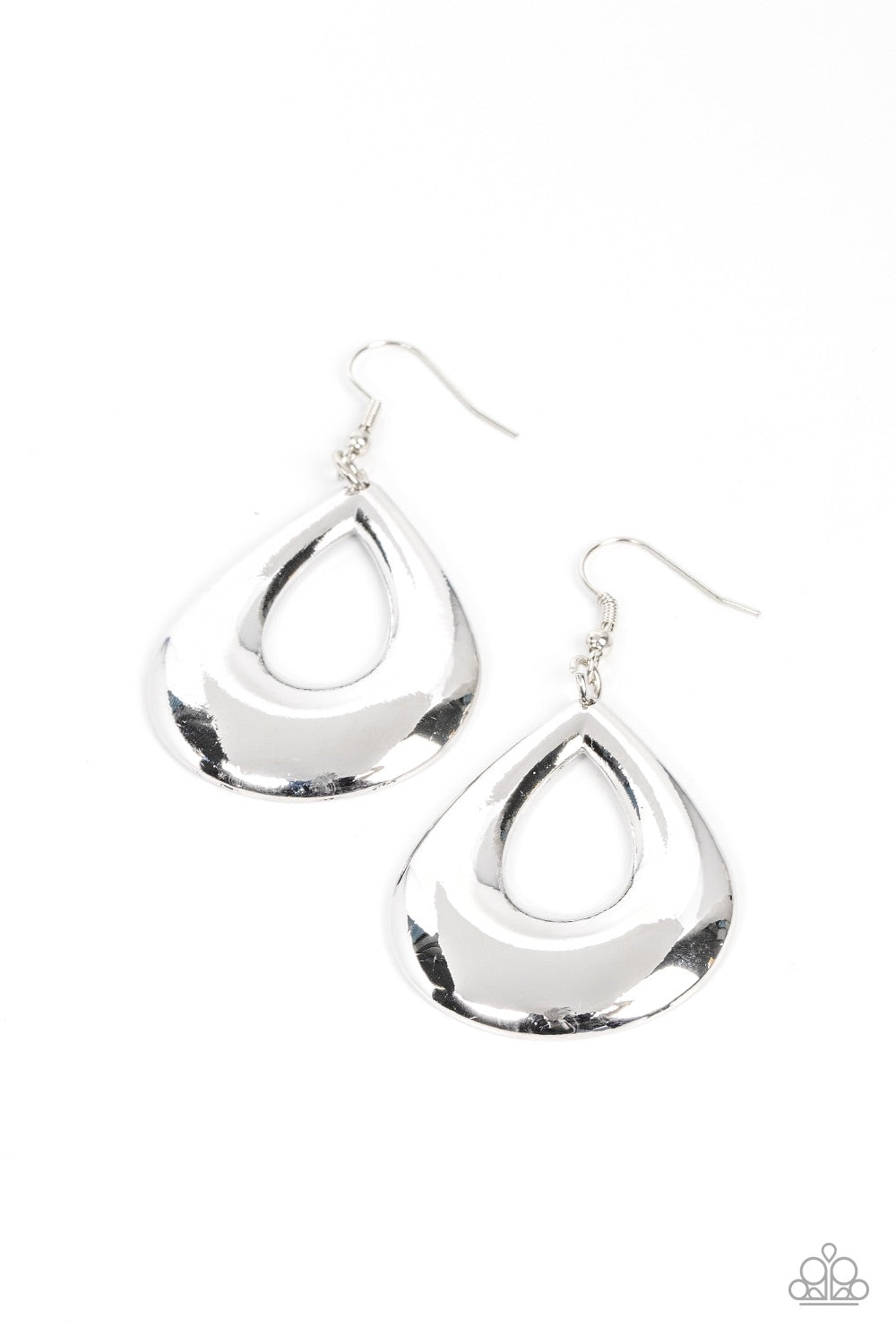 Paparazzi Laid-Back Leisure - Silver Earring - Pusher P
