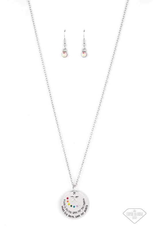 Always Looking Up - Empire Diamond Exclusive Silver Necklace Set