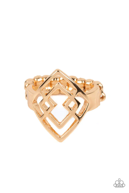 Diamond Duo - Gold Ring