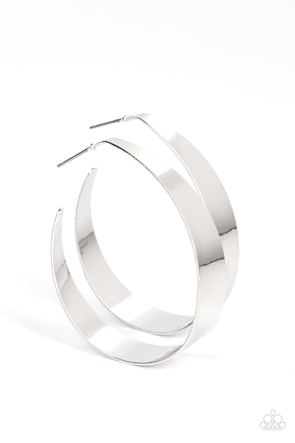 Paparazzi Flat Out Fashionable - Silver Earring - Pusher P