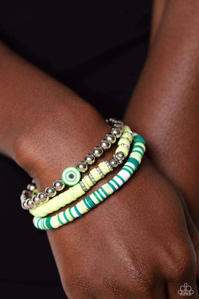 Sam Eye Am- Green Bracelet - Pusher P 2023 Empower Me Pink Exclusive