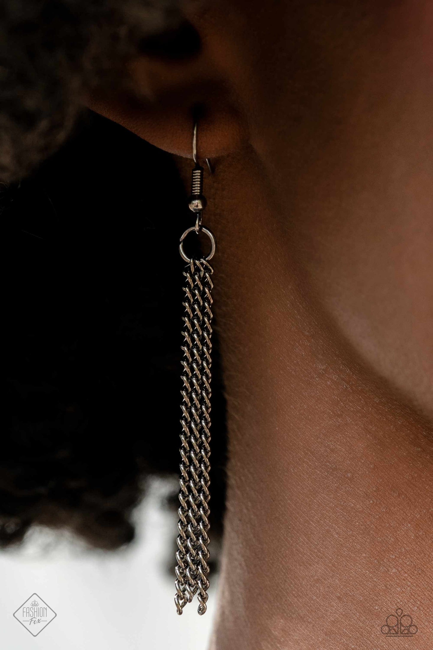2pc Set: Phenomenal Powerhouse - Black Necklace & Hypnotic Hot Shot - Black Bracelet -February 2023 Fashion Fix