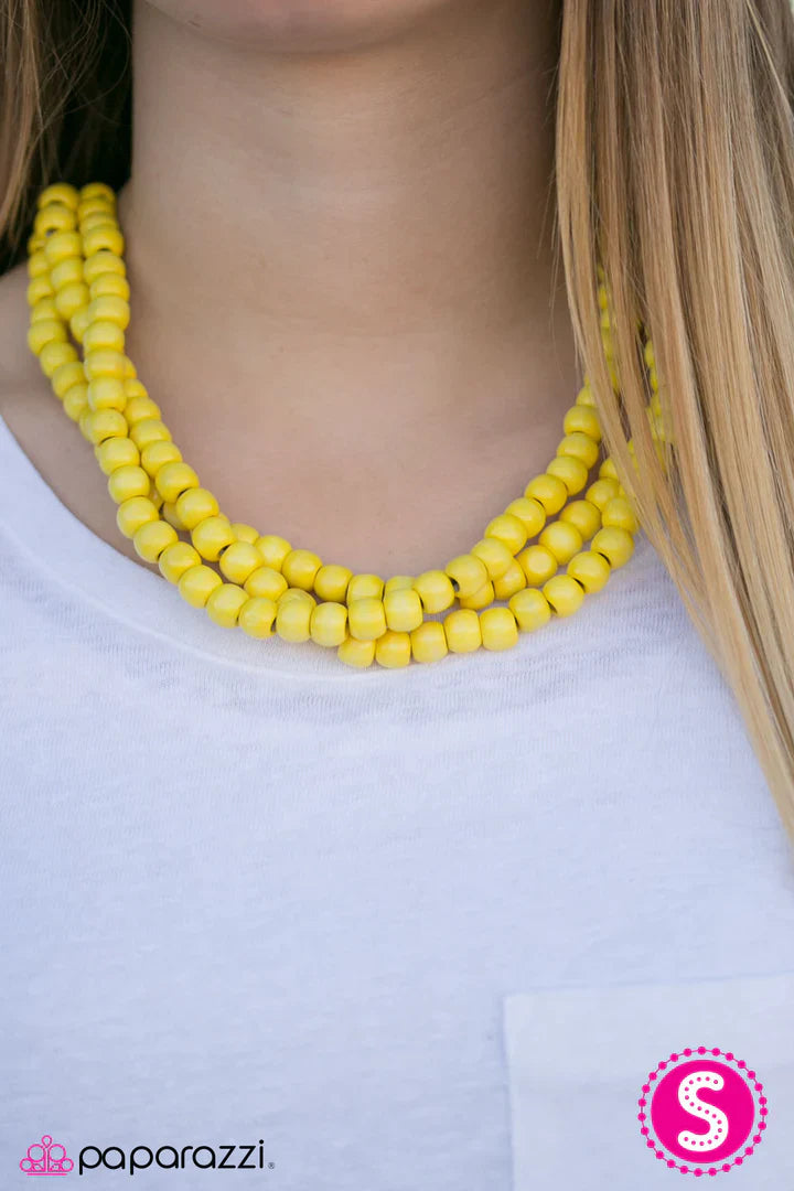 Summer Mai Tai - Yellow Necklace