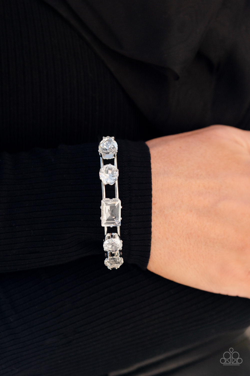 Uniquely Untapped - White Bracelet- November 2022 Life of the Party