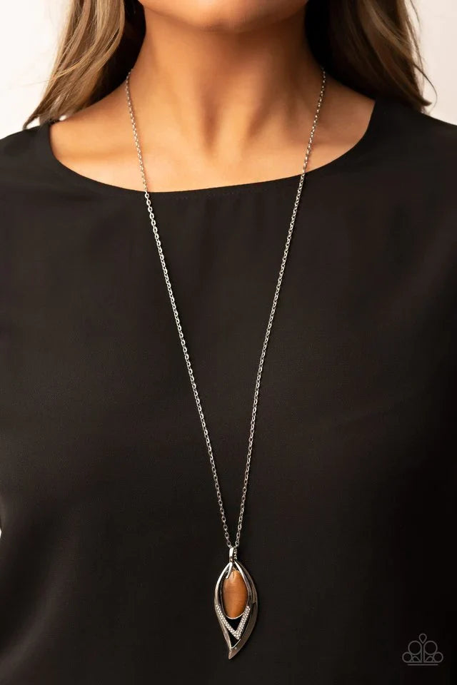 Paparazzi Magical Meadow - Brown Necklace Paparazzi Jewelry Images