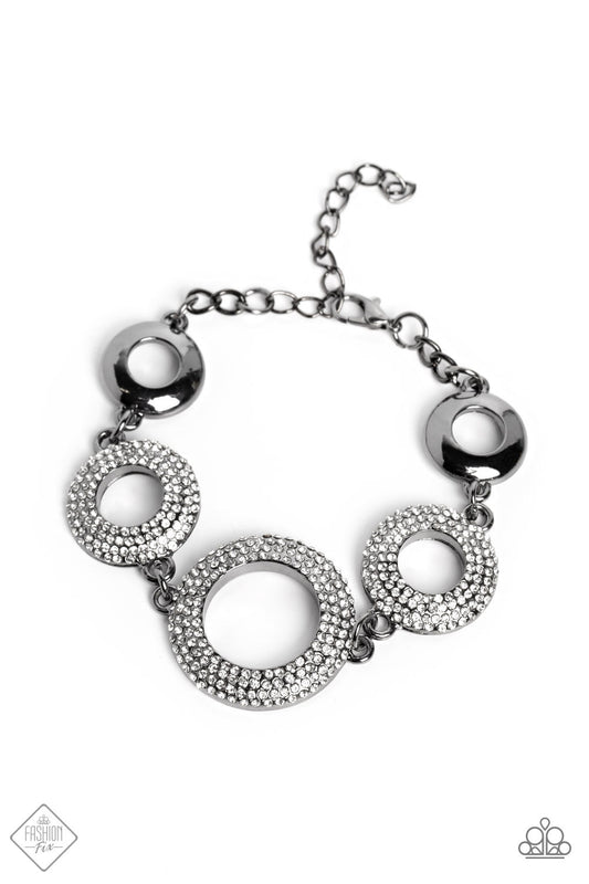 2pc Set: Phenomenal Powerhouse - Black Necklace & Hypnotic Hot Shot - Black Bracelet -February 2023 Fashion Fix