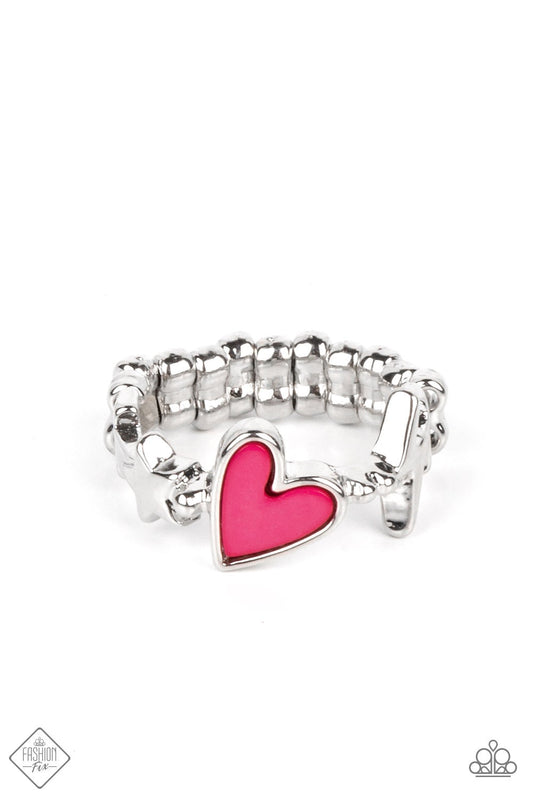 Paparazzi September 2022 Fashion Fix- Contemporary Charm - Pink Ring