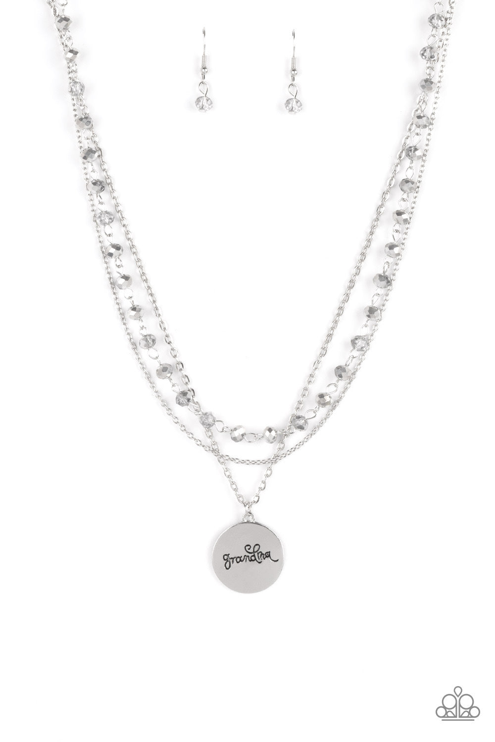 Paparazzi Promoted to Grandma - Silver Necklace
